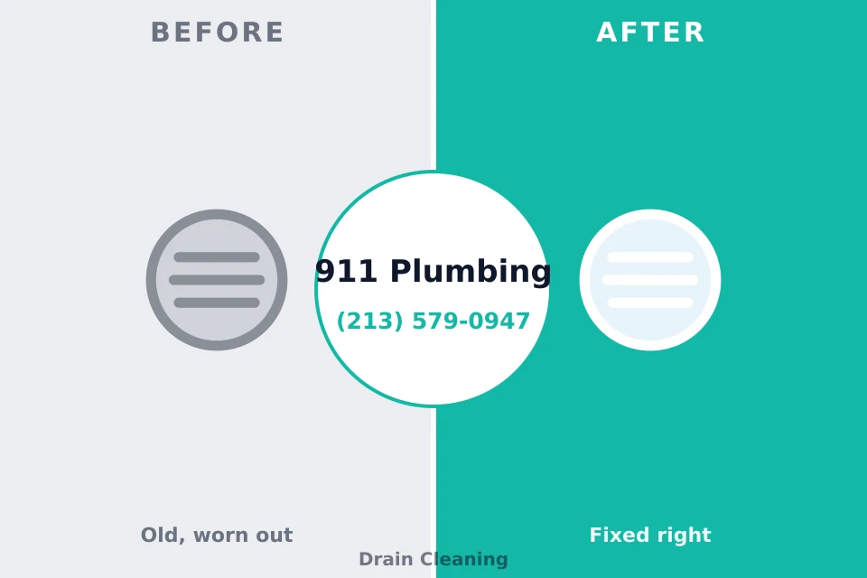 Before and after: plumbing repair Snellville, GA
